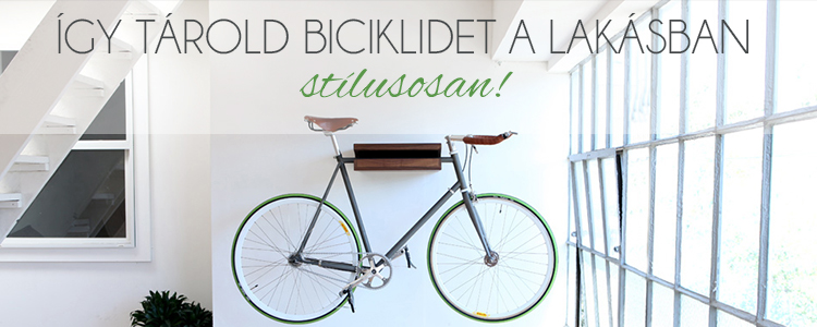 Így tárold biciklidet a lakásban stílusosan