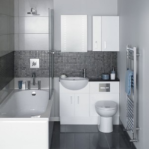 Kicsi fürdőszoba modern bútorok