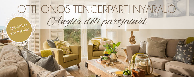 Otthonos tengerparti nyaraló Anglia déli partjainál