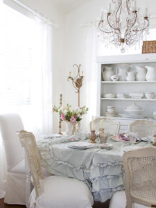 Shabby chic étkező