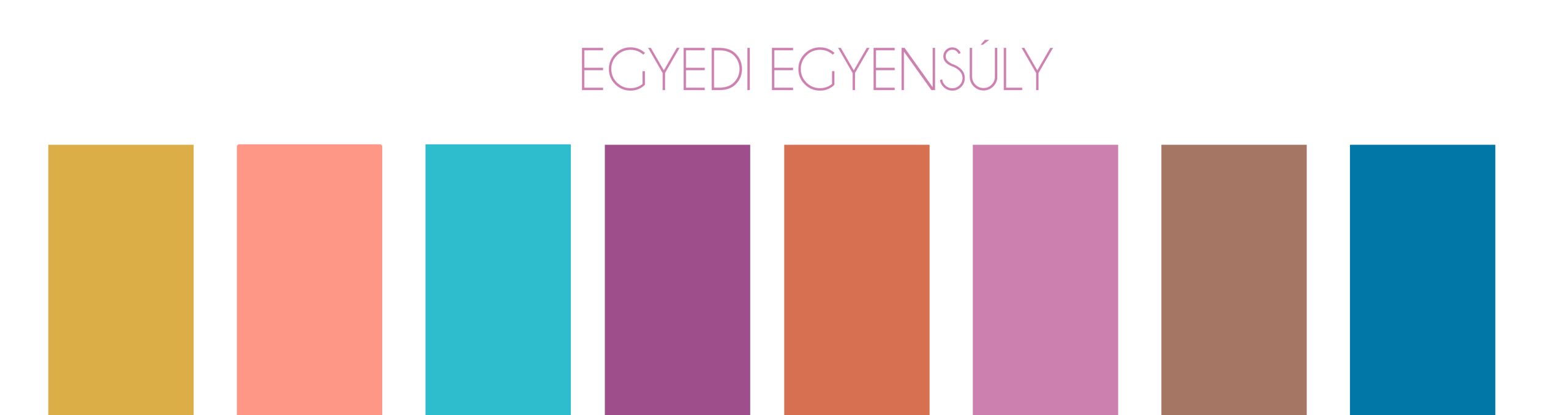 Egyedi egyensúly 2025 Pantone palettája