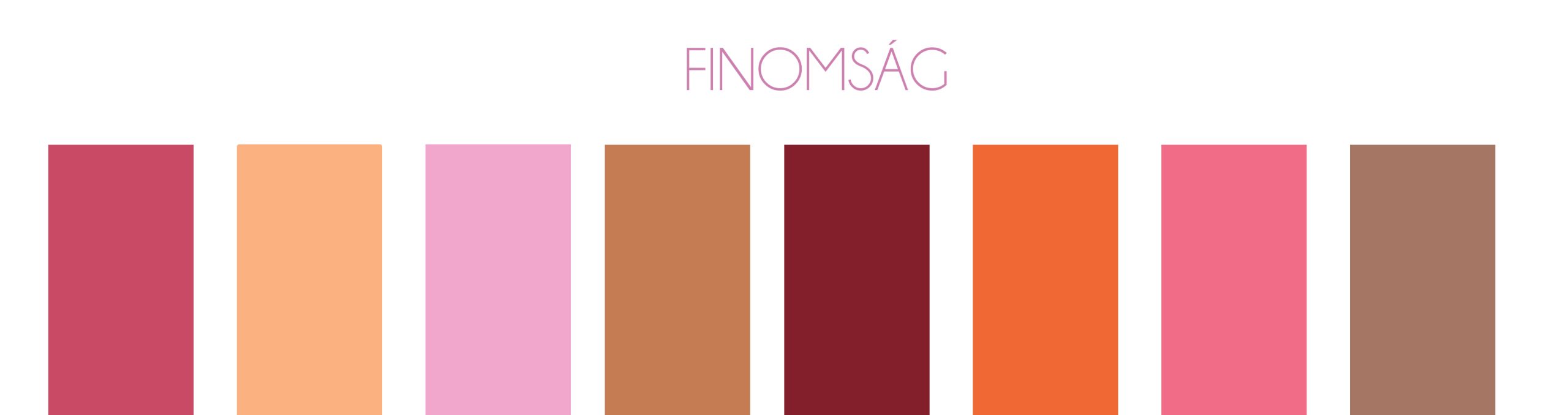 2025 Pantone színek, Finomság paletta