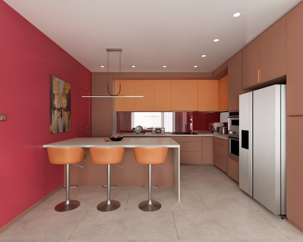 2025 Pantone színek, Finomság paletta egy konyhában 2025 Pantone színek, Finomság paletta egy konyhában