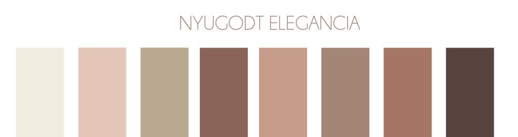 Nyugodt elegancia, 2025 Pantone színek Nyugodt elegancia, 2025 Pantone színek